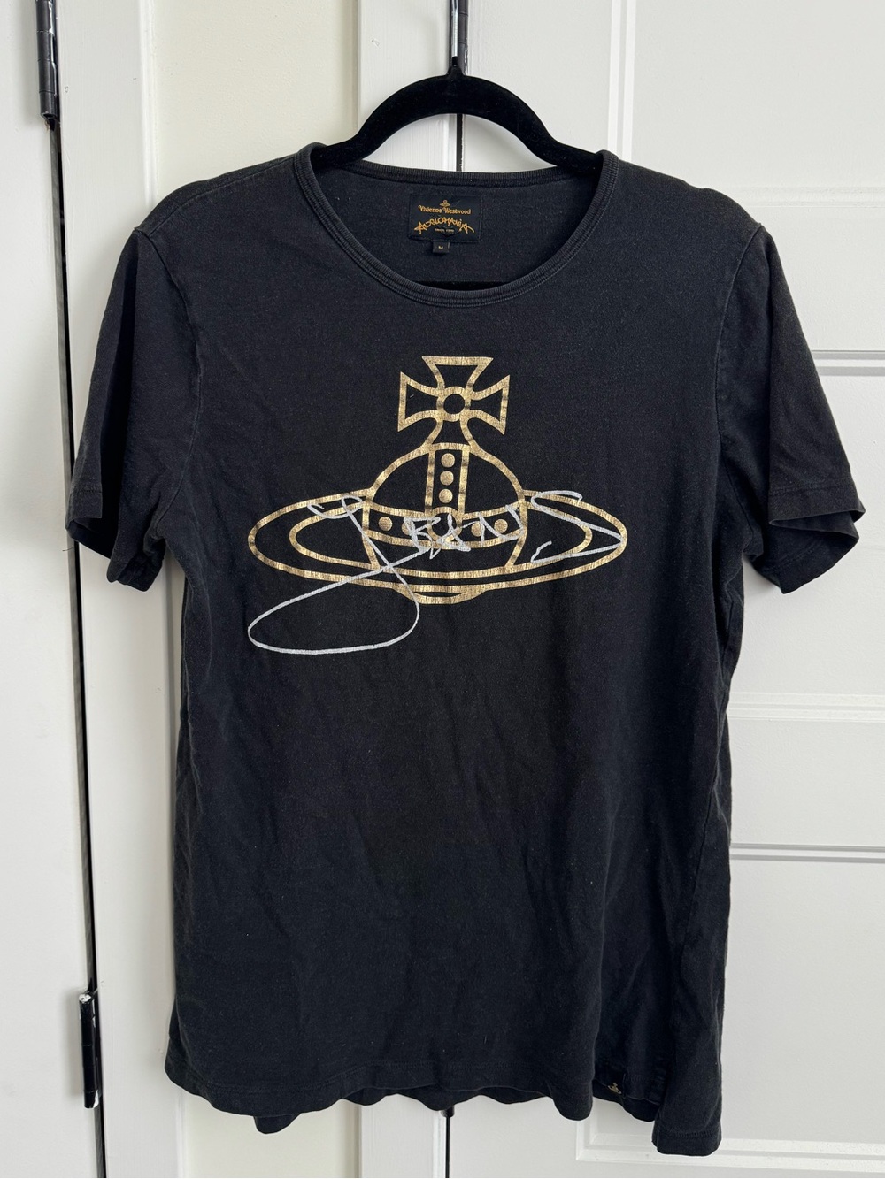 Vivienne Westwood Anglomania Jeans Orb Round Neck Short Sleeve Men’s Tee